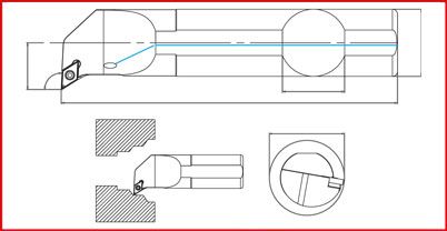 Soporte Torneado Interior Sistema S - A-SDUCR/L