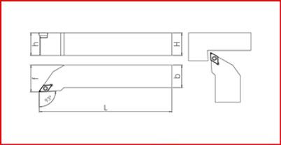 Soporte Torneado Exterior Sistema - SDJCR/L